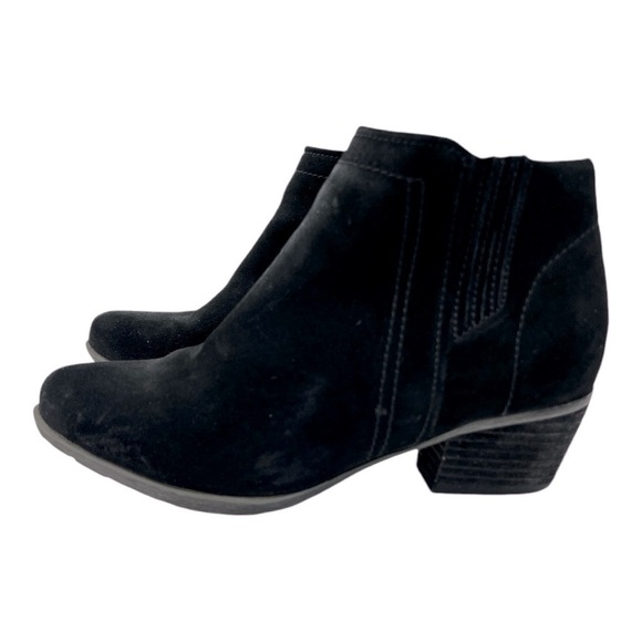 Blondo Womens Valli 2.0 Black Suede Waterproof Zip Ankle Booties Size 7.5 M - Picture 4 of 12